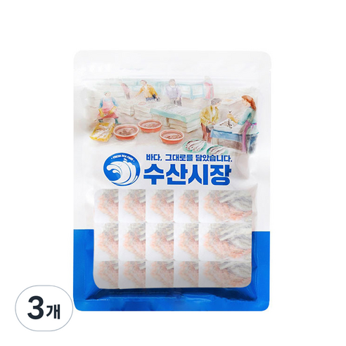 수산시장 멸치다시팩 20p, 300g, 3개