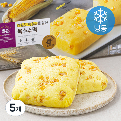 빚은 옥수수 술떡 (냉동), 160g, 3개입, 5박스