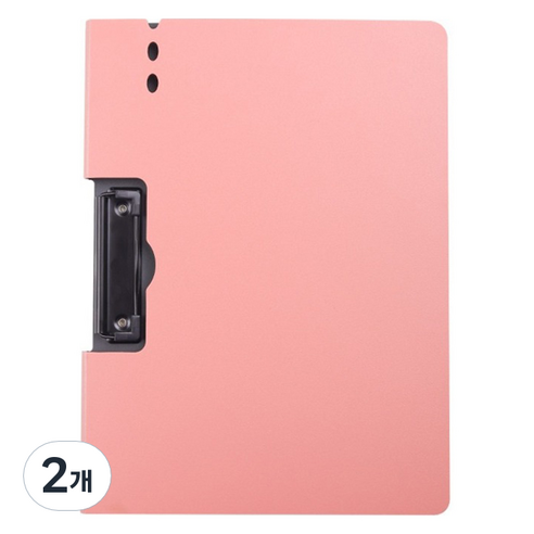 로이 가로 세로 다기능 메뉴판 클립보드, 핑크, 2개