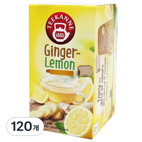 티칸네 진저 레몬 티백, 1.75g, 120개