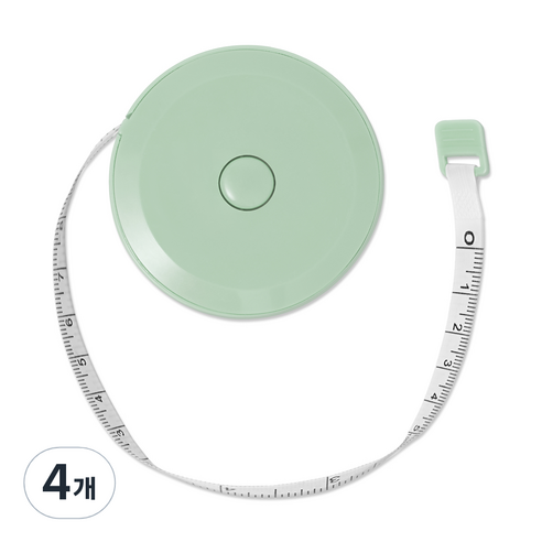므라반 미니 줄자 민트, 150cm, 4개