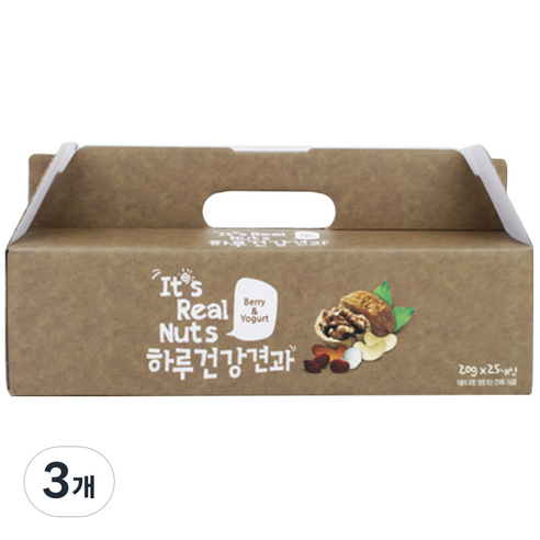잇츠리얼넛츠 베리앤요거트 믹스넛, 500g, 3개
