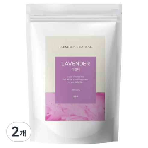 유리아 라벤더 삼각티백, 1.2g, 100개입, 2개