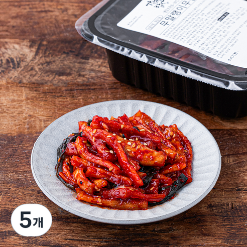 강남밥상 무말랭이무침, 200g, 5개