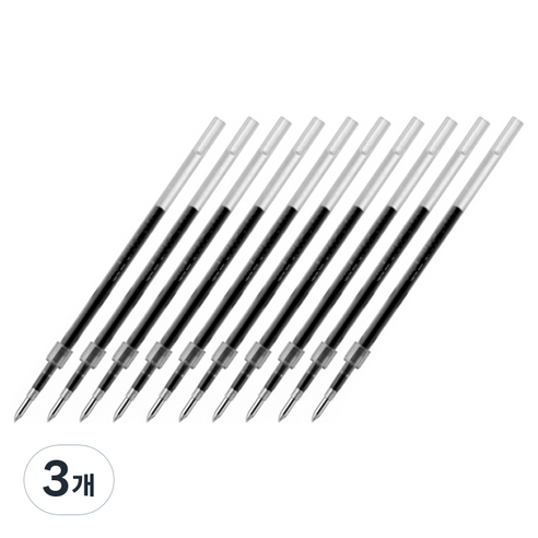 제트스트림 유니 유성펜 리필심 1.0mm SXR-10, 블랙, 30개