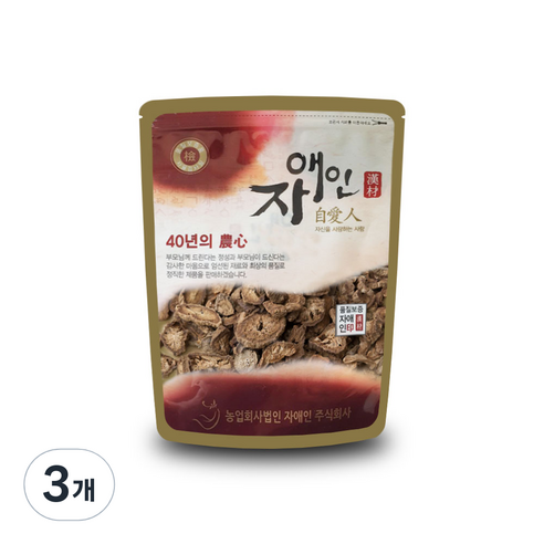 자애인 볶은 우엉, 250g, 3개