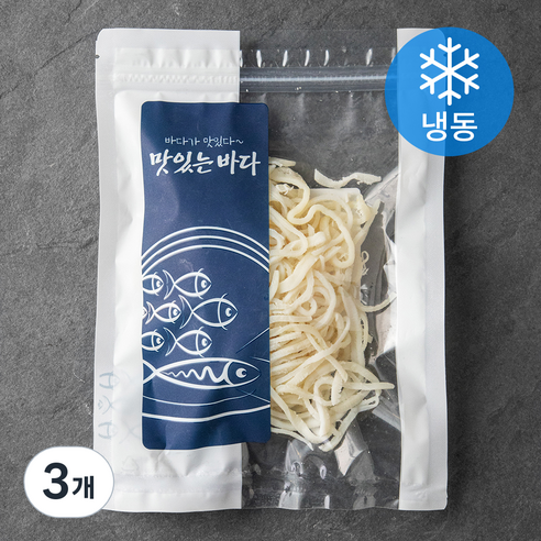 현복식품 백진미 오징어채 (냉동), 150g, 3개