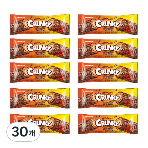 크런키 볼 초코바, 30g, 30개