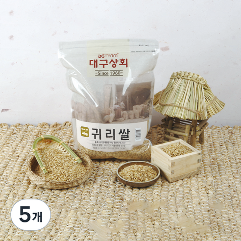 대구상회 귀리쌀, 4kg, 5개