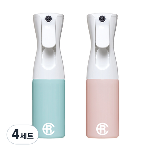 에어라파 안개 분무기 160ml 2종 세트, 4세트, 아이스크림 민트, 아이스크림 핑크