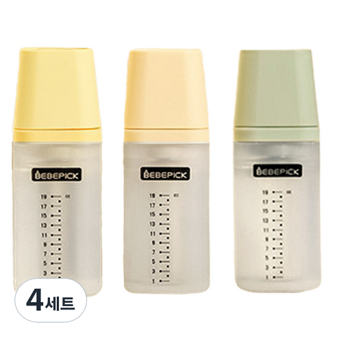 베베픽 다회용 실리콘 약병 3P 세트, 4세트