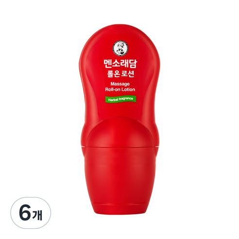 멘소래담 롤 온 로션, 50ml, 6개