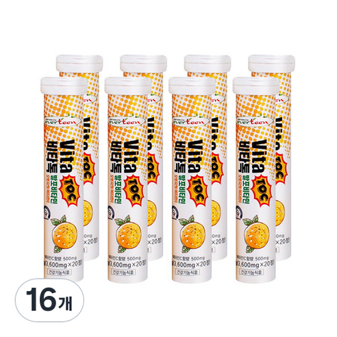 비타톡 발포비타민 오렌지맛, 20정, 16개, 20정