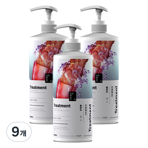 일상팩토리 대용량 단백질 헤어팩 트리트먼트, 1L, 9개