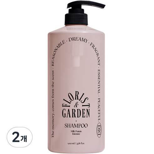 오디드 밀크프로틴 인텐시브 샴푸 플로리스트가든, 1000ml, 2개