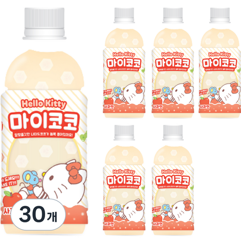 헬로키티 마이코코 사과맛, 30개, 340ml