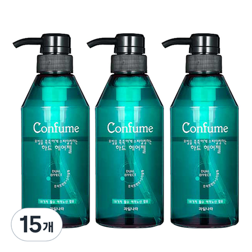 과일나라 컨퓸 하드 헤어젤, 400ml, 15개