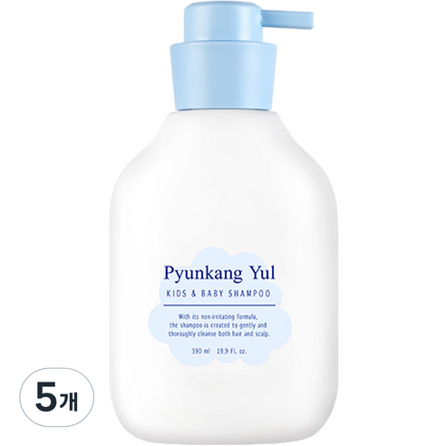 편강율 키즈 앤 베이비 샴푸, 5개, 590ml