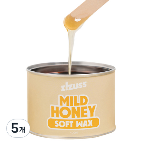 지저쓰 소프트왁스 마일드허니, 400ml, 5개