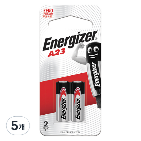 에너자이저 A23 건전지, 2개입, 5개