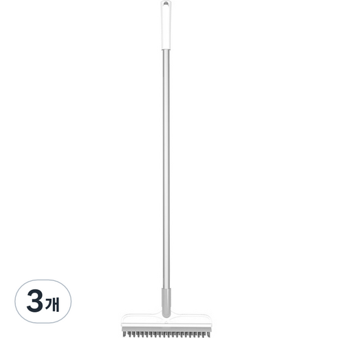 순잠 주방 화장실 욕실 모서리 청소 브러쉬 140cm, 화이트, 3개