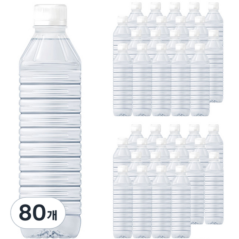 지리산 물하나 ECO 생수, 500ml, 80개