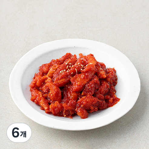 명태회무침, 200g, 6개