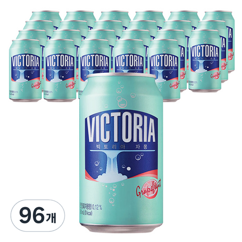 빅토리아 탄산음료 자몽, 350ml, 96개