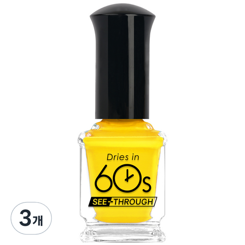 위드샨 60초 매니큐어 9ml, M92 레몬푸딩, 3개