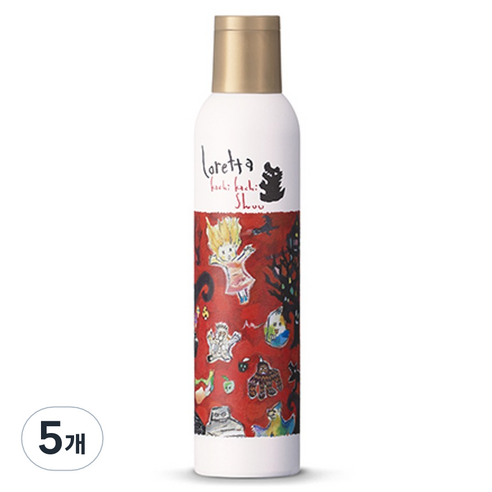 loretta 카치카치 슈 헤어 스프레이, 200g, 5개