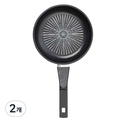 인터쿡 클래식 블랙 후라이팬, 2개, 20cm