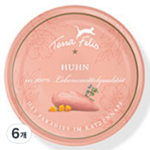 테라펠리스 고양이 사료, 치킨, 80g, 6개