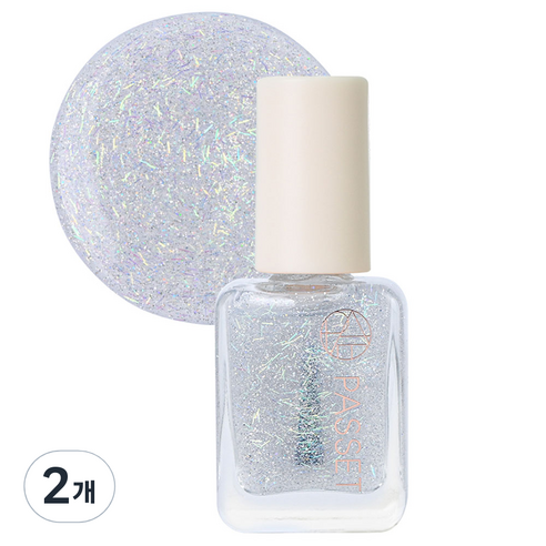 파셋 셀럽 네일컬러 폴리쉬 매니큐어, 75 샤인크리스탈, 7ml, 2개