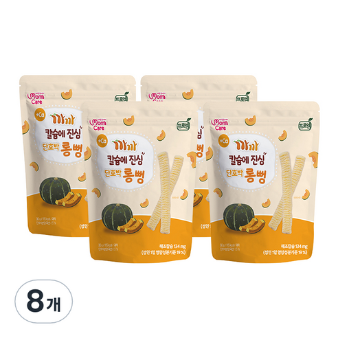 프로엠 까까 칼슘에 진심 단호박 롱뻥 30g, 8개