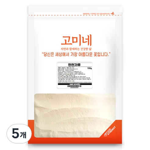 고미네 한천가루, 100g, 5개