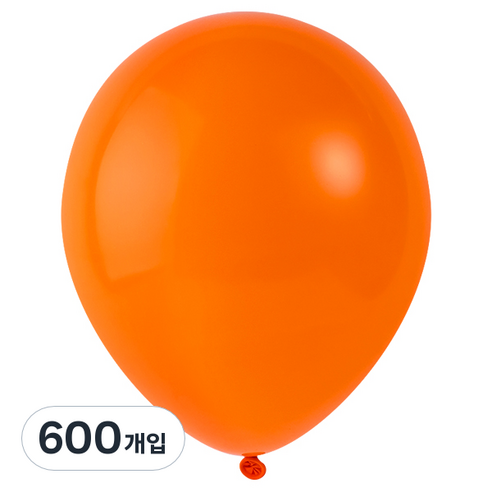 파티팡 풍선 라운드 30cm, 오렌지, 600개입
