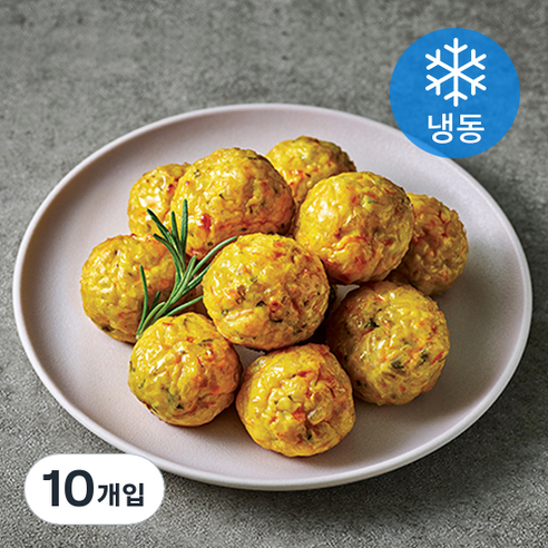하림펫푸드 더리얼 레시피 치킨볼 강아지간식 (냉동), 닭가슴살맛, 100g, 10개