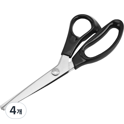 동아피엠에스 스테인리스 핑킹가위 구름형 5mm, 혼합색상, 4개