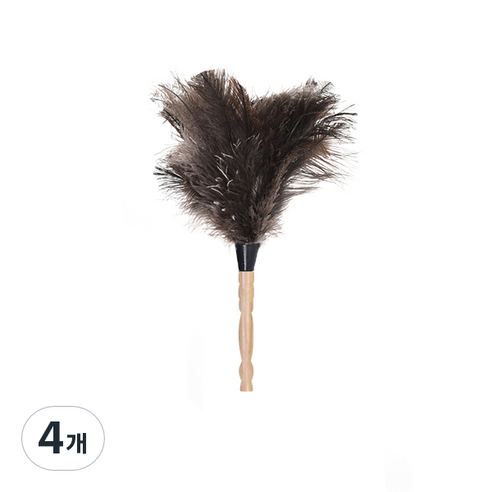 마켓감성 다용도 깃털 먼지 털이 35cm, 4개