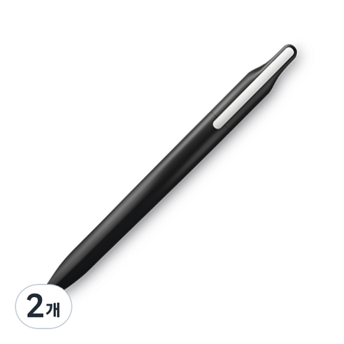 LAMY 제보 볼펜 LM262, 블랙(BK), 2개