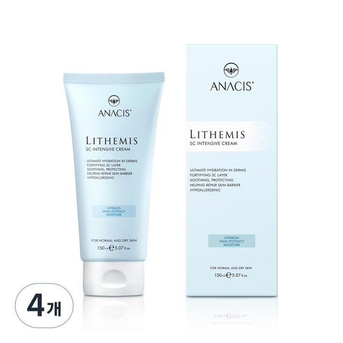 아나시스 리더미스 SC 인텐시브 보습 크림, 150ml, 4개