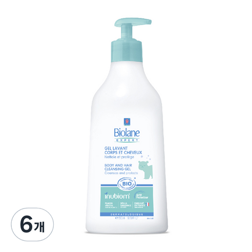 비올란 엑스퍼트 바이오 바디 앤 헤어 워시젤, 500ml, 6개