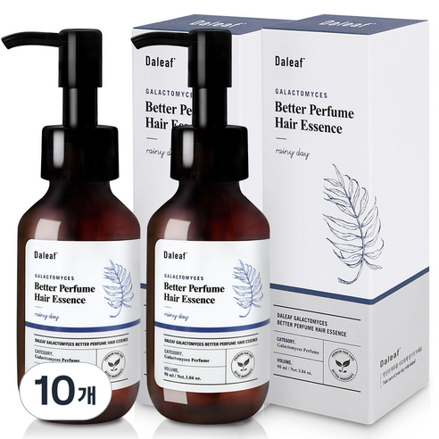 달리프 갈락토미세스 베러 퍼퓸 헤어 에센스 레이니데이향, 90ml, 10개