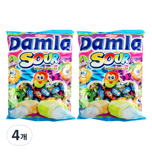 담라 사워 소프트캔디, 1kg, 4개