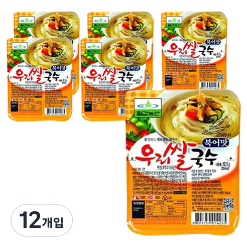 칠갑농산 우리쌀국수 북어맛, 82.5g, 12개입