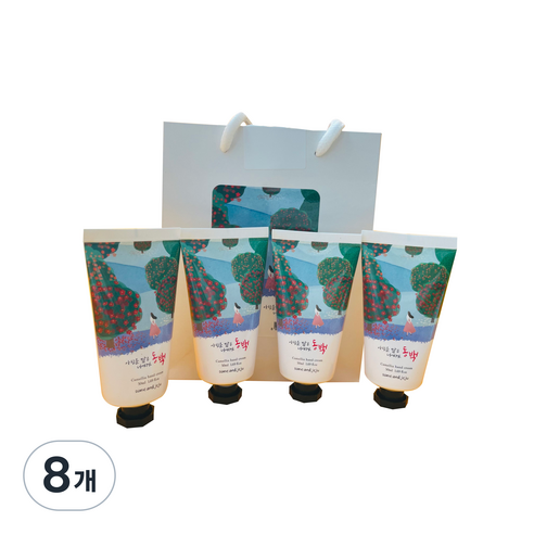 썸앤제주 동백 핸드크림 4p 세트, 8개, 50ml