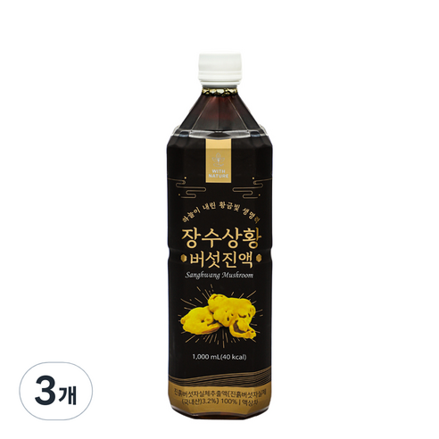 위드네이쳐 장수 상황버섯 진액, 1L, 1개입, 3개