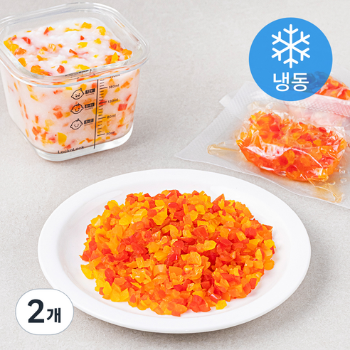 맘마유 파프리카 다짐 2단계 (냉동), 320g, 2개