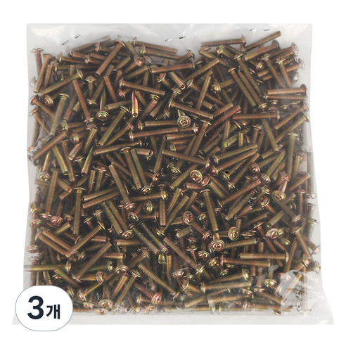 둥근머리 나사 볼트 1kg, 1290개