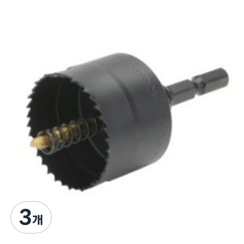 동해 바이메탈 홀커터 충전드릴용 DH-628D 32mm, 본품(추가배터리없음), 3개